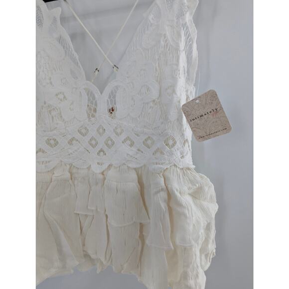 Free People White Camisole Top Adella - Picture 8 of 10